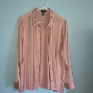 Express Men's Pink Shirt